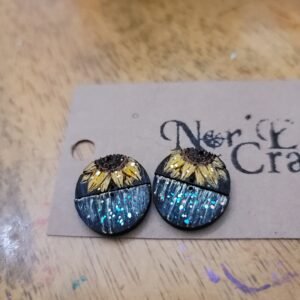 Sunflower Twilight Earrings